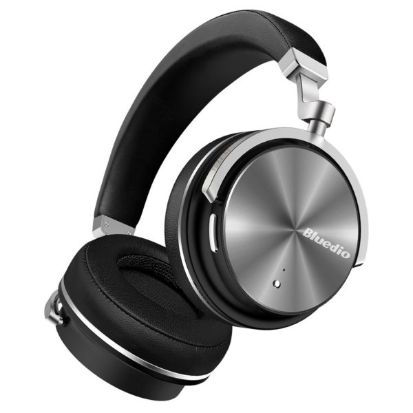 Bluedio T4S (Turbine) Automatically Noise Canceling Over Early Bluetooth Headset Wireless Headset Folding Type with Microphone (Black)