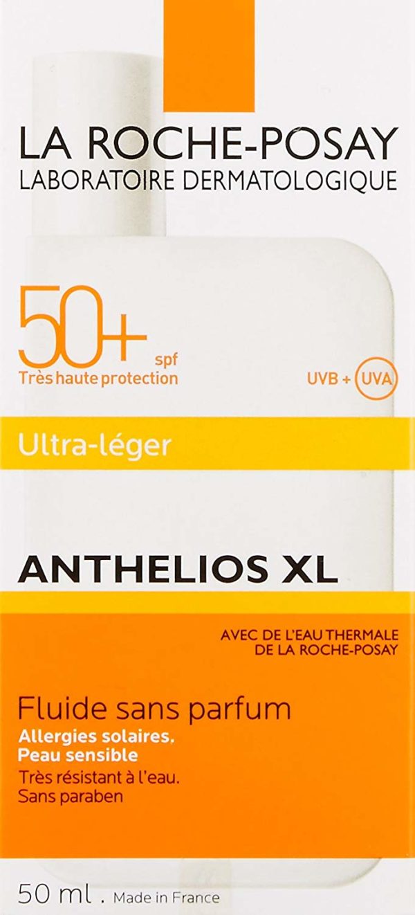 La Roche-Posay (Raroshue Pose) ?For sensitive skin * Sun burning milky lotion? Anterios XL Fluid SPF 50 + / PA ++++ 50 mL - Image 2