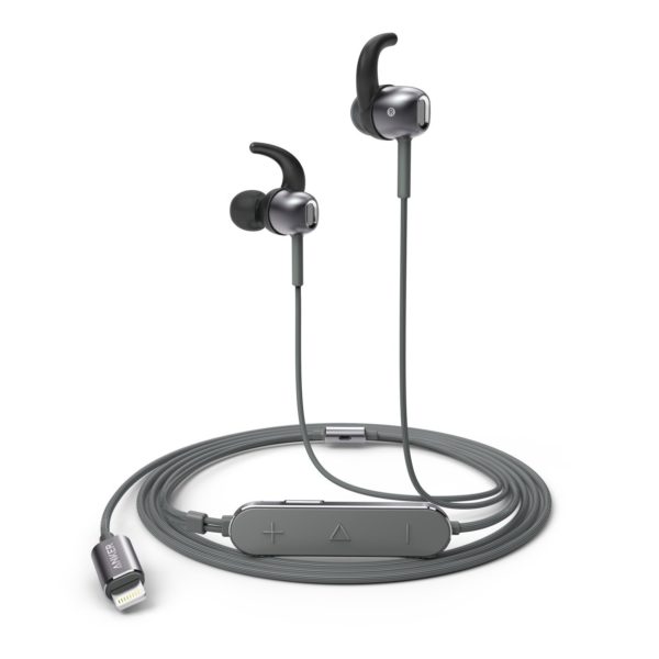 Anker Digital IPX5 Water Resistant Lightning in-Ear Headphones with Sound Mode Adjustment and Mic for iPhone 7, iPad, iPod - Image 7