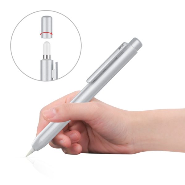 Apple Pencil case - ATiC Apple Pencil case / cover SILVER