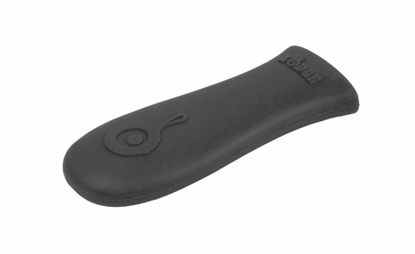 Lodge Silicone Hot Handle Holder. Black Silicone Hot Handle Cover for Cast Iron Assist Handles. (Black)