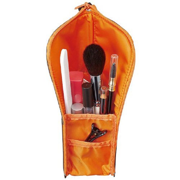 (Japan Import) Kokuyo 'NeoCritz' Transformer Pencil Case (2.Gray × Orange) - Image 5