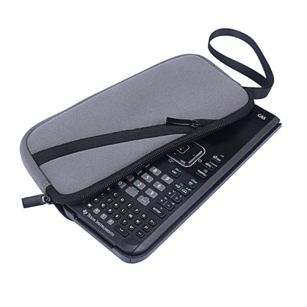 For Texas Instruments TI-Nspire CX / Nspire CX CAS TI-30XS / TI-36X Pro / TI-84 Plus CE Graphing Calculator Soft Carrying Case Travel Bag Protective Pouch Box -Extra Room for Accessories (Soft Gray) - Image 2
