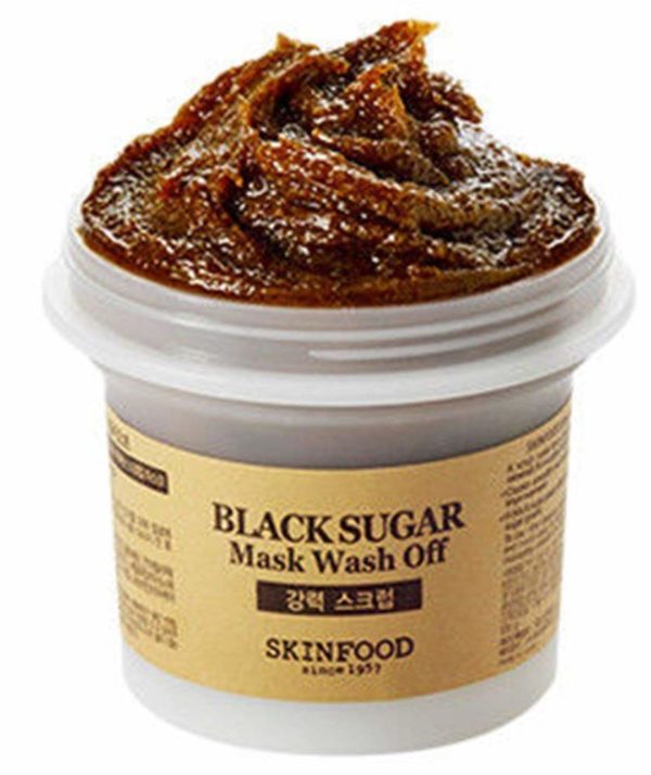 Skin Food (SKINFOOD) Black Sugar Mask Wash Off (Face Scrub / Rinse Mask)