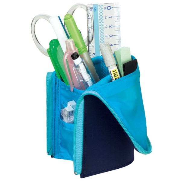 (Japan Import) Kokuyo'NeoCritz' Transformer Pencil Case (1.Dark blue Light blue) - Image 7