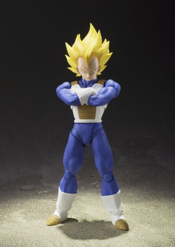 S. H. Figuarts Dragon Ball Z Super Saiyan Vegeta About 135 mm PVC & ABS painted movable figure - Image 2