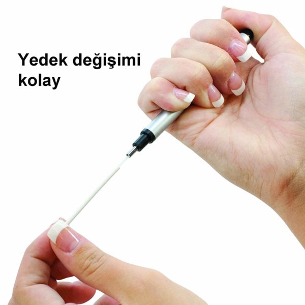 Tombow Holder Eraser, Mono Zero Round Shapre Silver (EH-KUR04) - Image 5