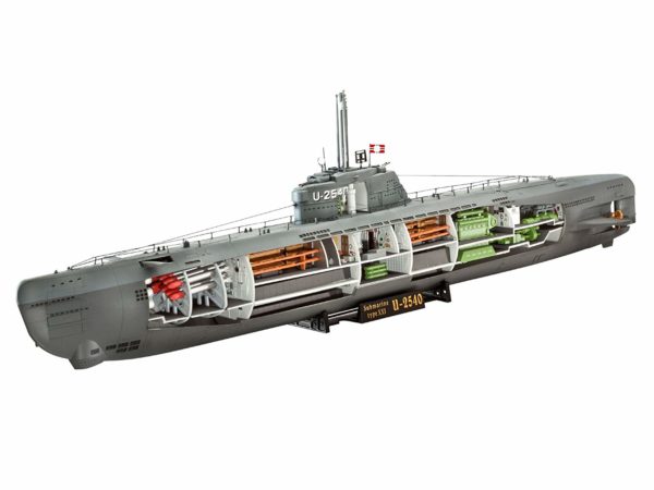 Germany Level 1/144 U 2540 Cut Model Plastic model - Image 3