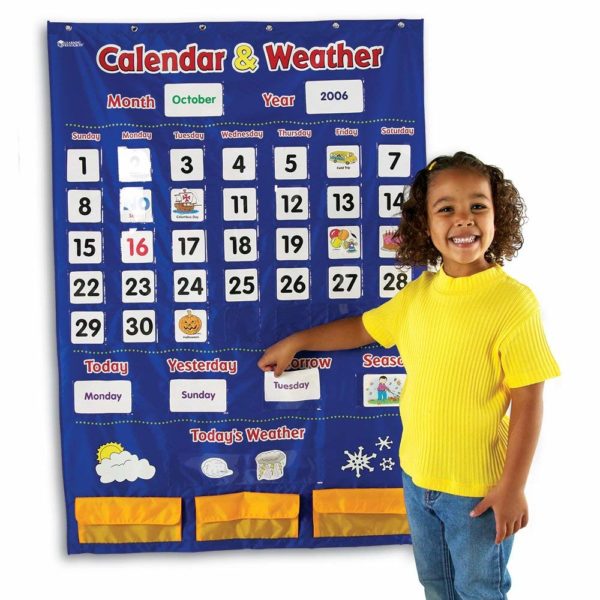 Learning Resources Calendar and Weather Pocket Chart - Image 2