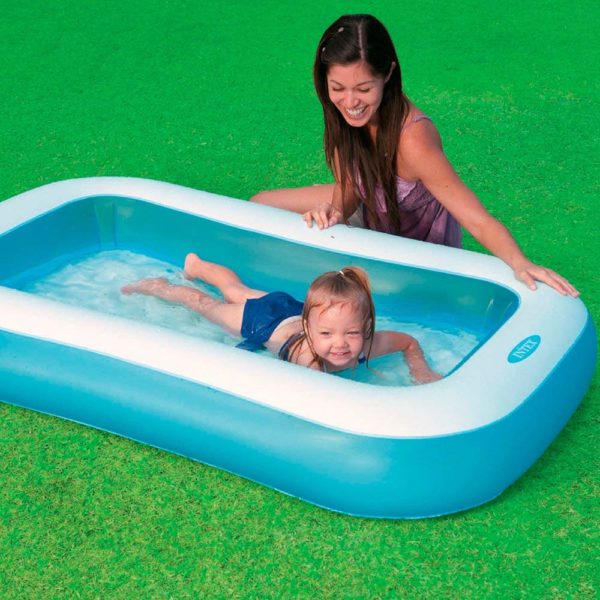 INTEX (INTEX) Rectangler Baby Pool 166 cm x 100 cm x 28 cm 57403 [Japanese Genuine] - Image 2