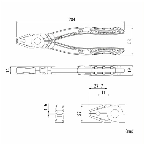 Engineer Neji-saurus RX PZ-59 Screw Pliers - Image 9
