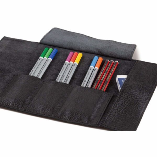 Staedtler Black Leather Pen Case 900 Lc-bk [Japan Import] - Image 2