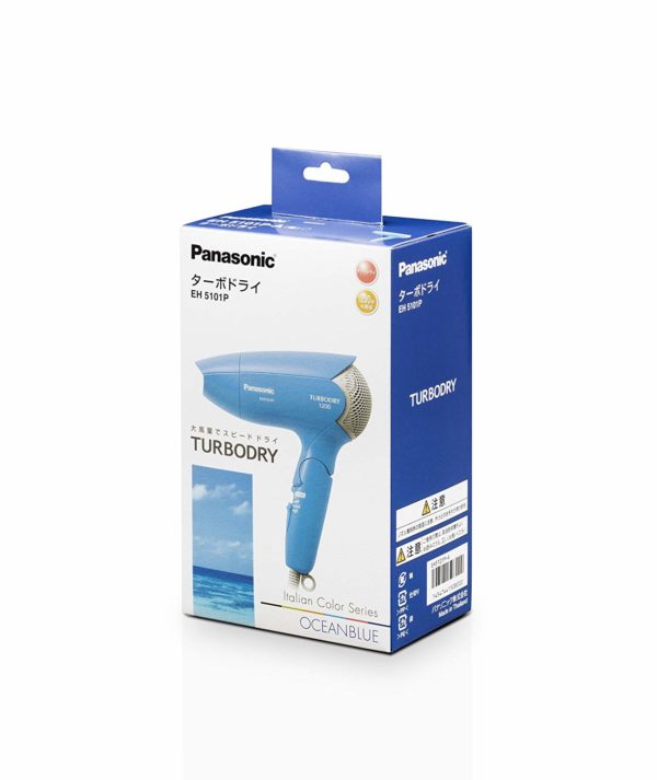 Panasonic Turbo-Dry Hair Dryer EH5101P A Blue | AC100V (Japan Model) - Image 2