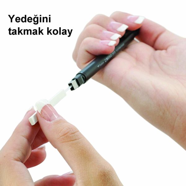 Dragonfly pencil holder type eraser monozero square type EH - KUS 11 black - Image 7