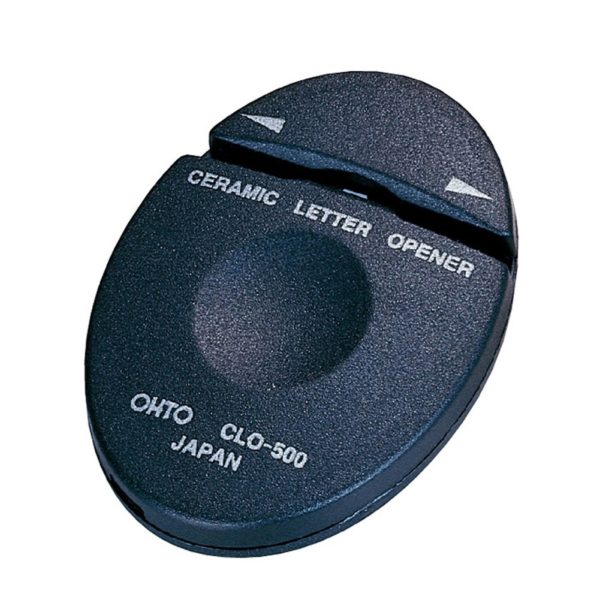 Auto Letter Opener Ceramic Letter Opener Black CLO-500 Black - Image 2