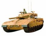 Tamiya 1/35 Military Miniature Series No. 127 Israeli Army Mercava Main Tank Plastic Model 35127