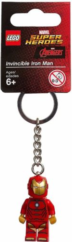 Lego Super Heroes Invincible Iron Man Keyring / Key Chain - Official LEGO Product
