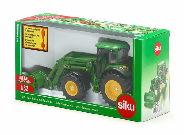 Jiku (SIKU) John Deere Front Loader Tractor 1/32 SK 3652 - Image 3
