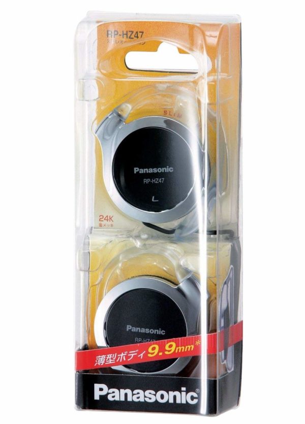 Panasonic clip headphone black RP-HZ47-K - Image 3