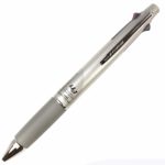 Uni Jetstream Multi Function Pen, 4 Color Ballpoint Pen - Silver Barrel (MSXE510007.26)