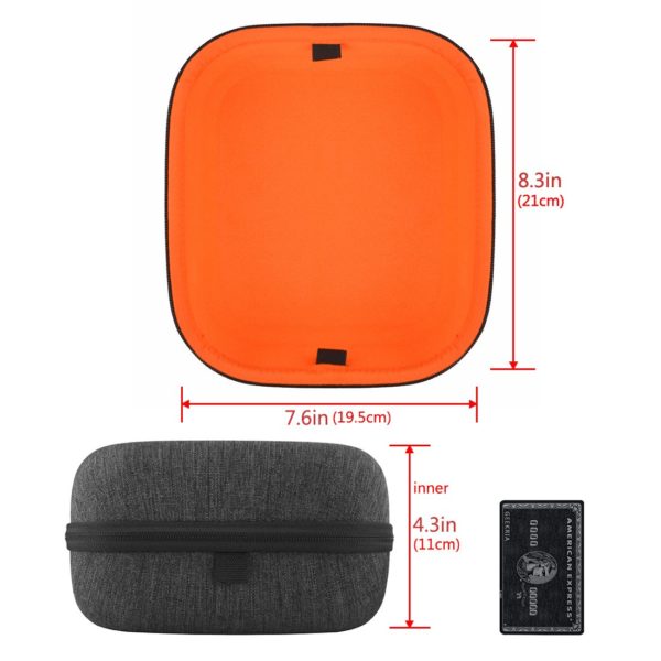 Sennheiser HD 700, HD 650, HD 600, HD 380, PX C 450, PC 163 D, Beats Studio There is room to house carrying cases / bags, cables, AMPs, parts and accessories / Headphone Full Size Hard Carrying Case - Image 5
