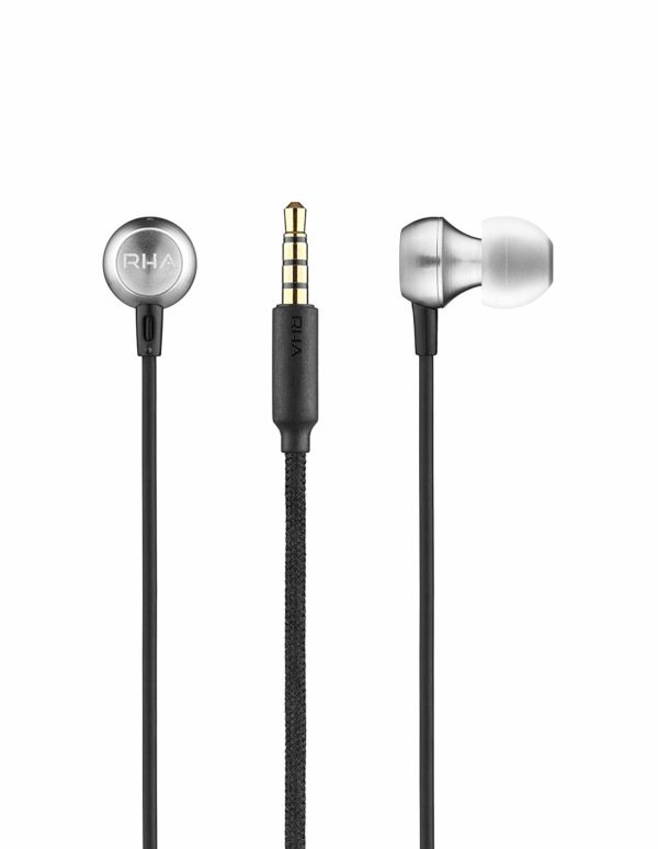 RHA MA390 Universal Earbuds: Aluminium in-Ear Headphones with Mic & Remote for Apple & Android, 3 Year Warranty Included - Image 2