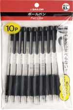 Sailor pen, Oil ballpoint pen fairline 80 black 10 pcs 17-5181-000
