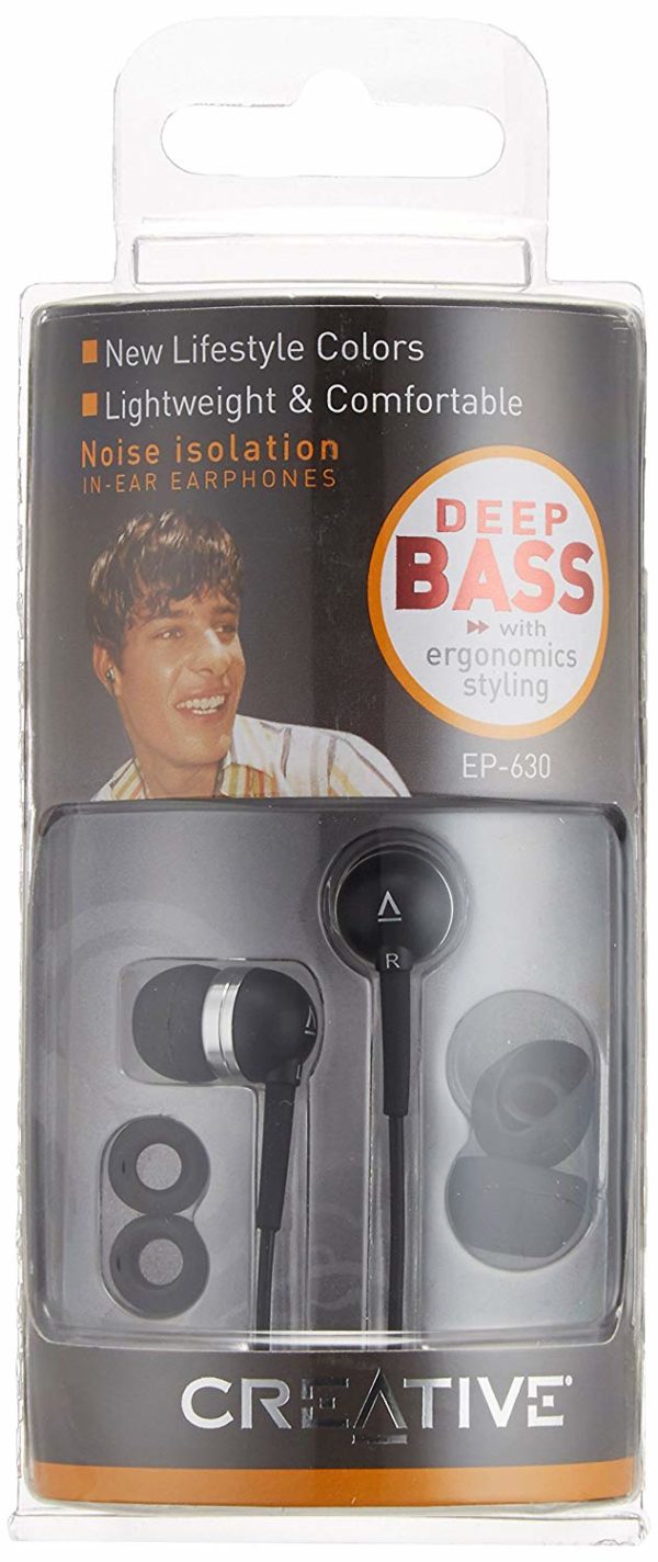 CREATIVE MEDIA Creative EP-630 Earphone Black EP-630-BK