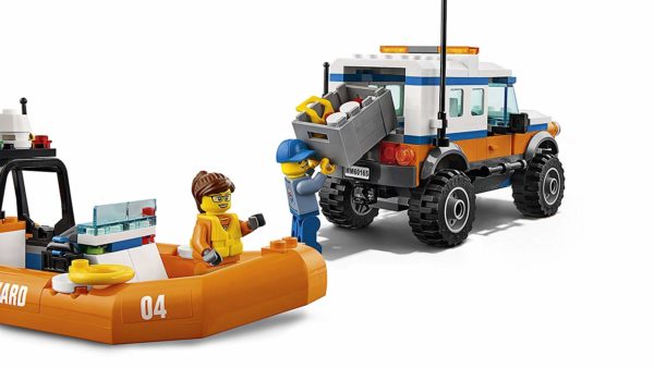 Lego (LEGO) City Ocean Rescue Boat and 4WD Carrier 60165 - Image 8