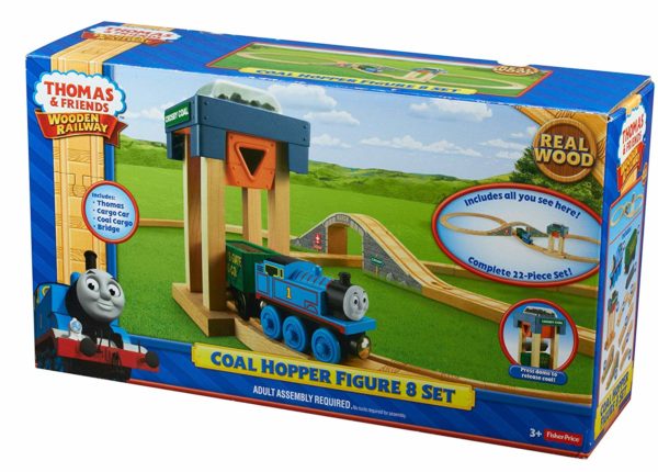 Fisher-Price Thomas & Friends Wooden Railway, Coal Hopper 8 Set - Image 10
