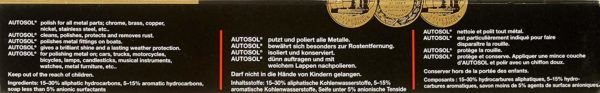 AUTOSOL [Outsol] Metallic abrasive Auto sol METAL POLISH Metal polish - Image 2
