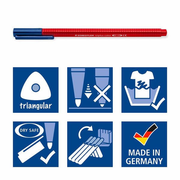 Stedler water-based pen triplus 10 color set 323 SB 10 - Image 5