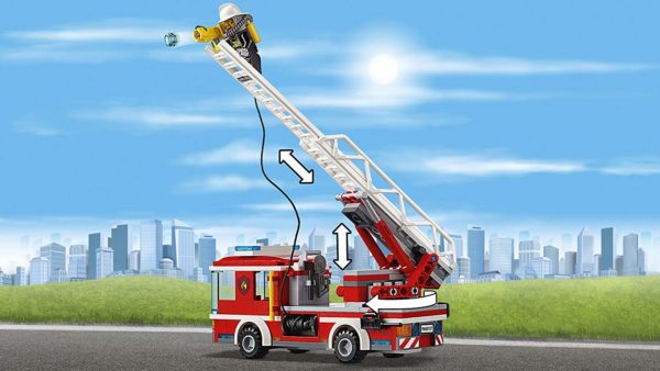 Lego City Fire Ladder Truck - Image 7