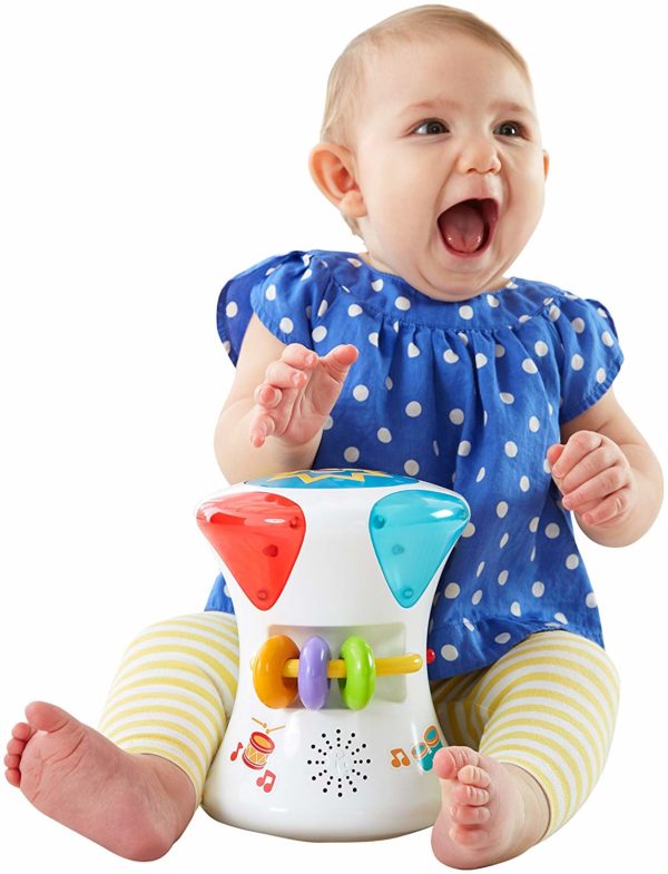 Fisher price colorful light & sound! 2 WAY finger play drum CFN 02 - Image 2
