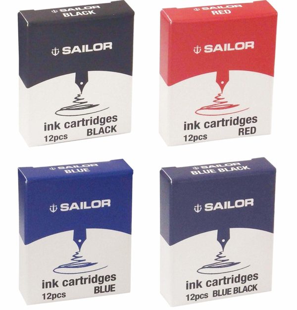 Sailor Sailor Cartridges - Black (set of 12) - Image 6