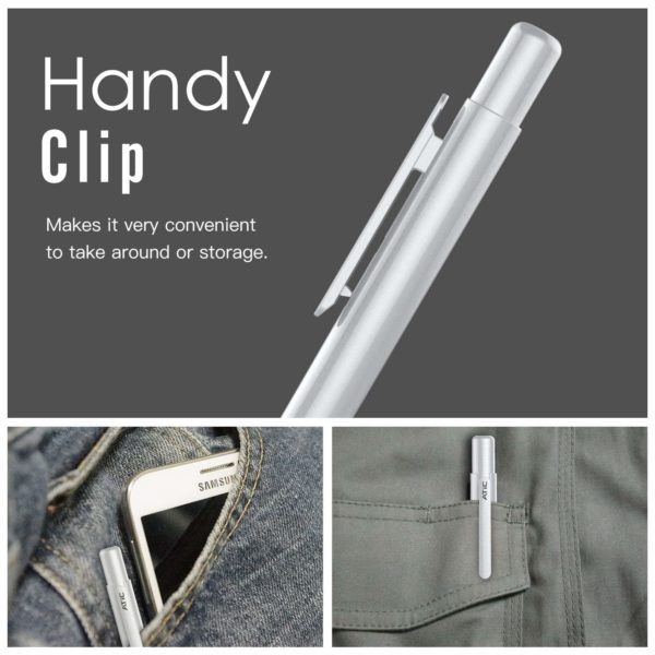 Apple Pencil case - ATiC Apple Pencil case / cover SILVER - Image 5