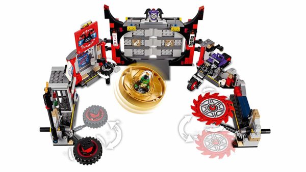 Lego (LEGO) Ninja Go Team · Black Gar Madon Underpass 70640 - Image 9
