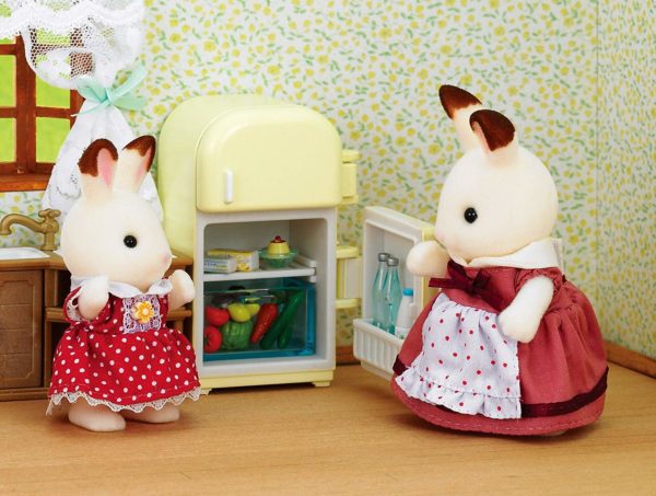 Mom and furniture set of Sylvanian Families dolls and furniture set chocolate rabbit DF-08 - Image 3