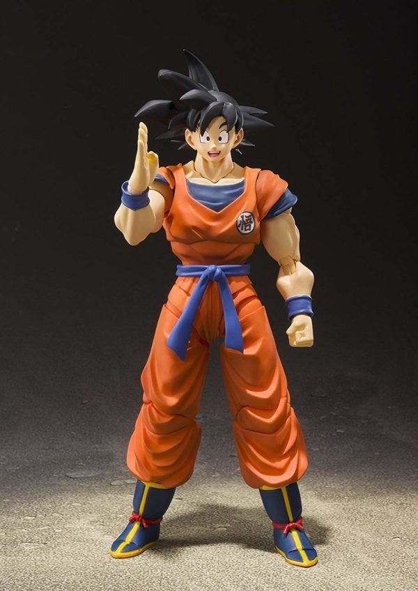 S. H. Figuarts Dragon Ball Son Goku - Saiyan of raising the earth - Approximately 140 mm ABS & PVC painted movable figure - Image 2