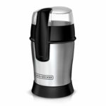 Black & Decker CBG100S Bean Coffee Grinder, One Size, White,Stainless