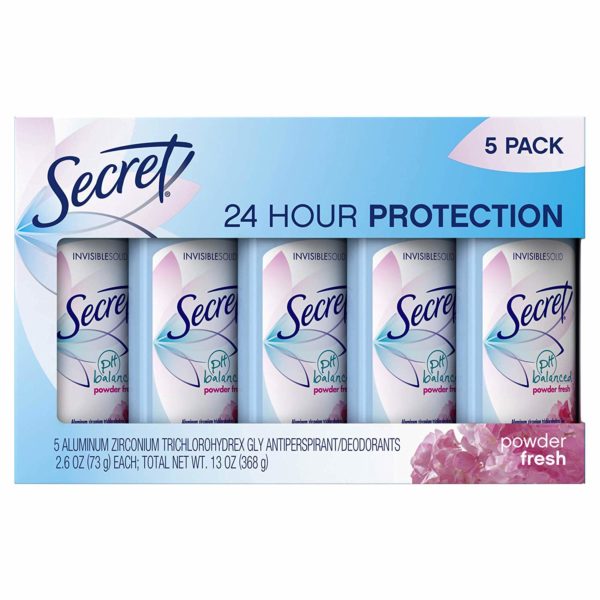 Secret Secret deodorant 5 pieces set Powder fresh 73 g × 5 pieces [Parallel import goods]