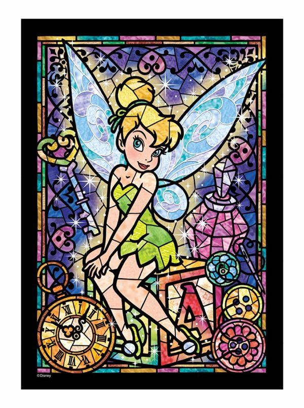 266 piece jigsaw puzzle Stained Art Tinker Bell stained glass (18.2x25.7cm)