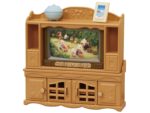 Sylvanian Families furniture TV and TV stand set