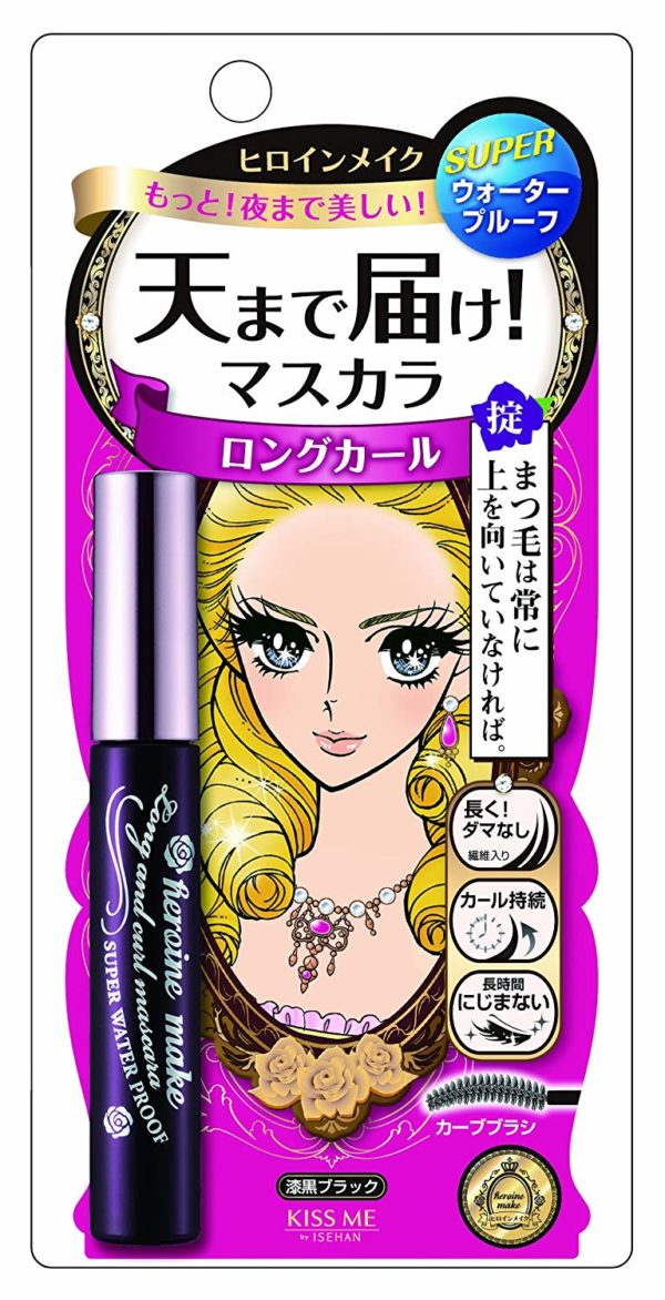 Heroine Makeup SP Long & Curl Mascara Super Waterproof 01 / Raven Black 6 g