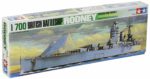 Tamiya 1/700 Waterline Series No. 601 British Navy Battleship Rodney Plastic Model 77502