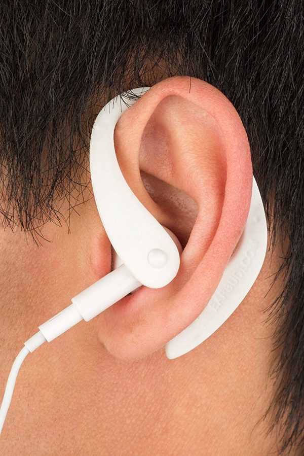 NEW - EARBUDI FLEX - Clips on and off Your Apple iPhone 5 and iPhone 6 EarPods and Bends for Amazing Flexible Hold on your Ear (White) - Image 7