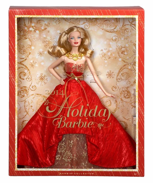 Barbie Collector 2014 Holiday Barbie PINK (BDH 13) - Image 3