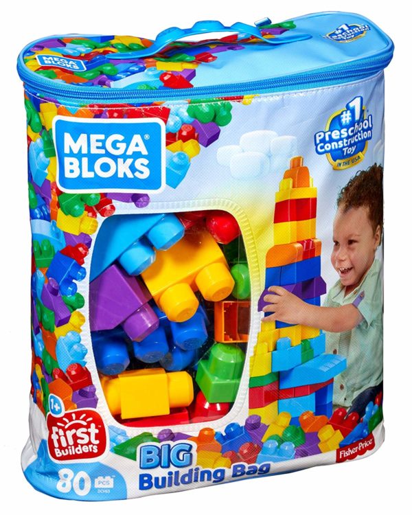 Mega Bloks 80-Piece Big Building Bag, Classic - Image 6