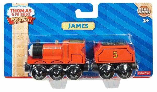 Fisher-Price Thomas & Friends Wooden Railway, James Engine - Image 2