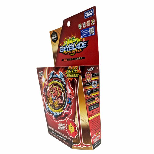 Takara Tomy B-117 Takaratomy Beyblade Burst Revive Phoenix.10Fr Defense Starter with Launcher - Image 5
